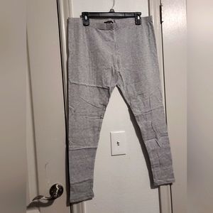 Light gray plus leggings